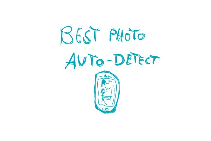Skizze zur Idee: Auto Detect Select Extract der besten Handy Fotos